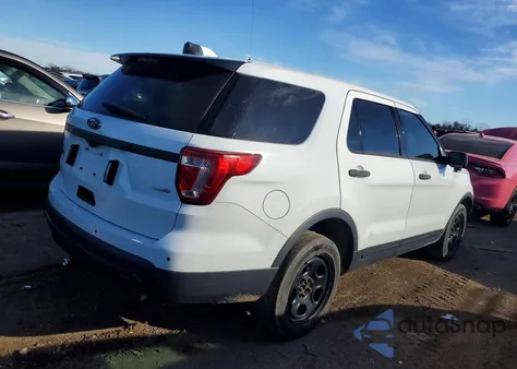 2017 Ford Explorer Police Interceptor from USA, damaged, VIN 1FM5K8AR6HGB83219